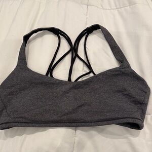 Lululemon - Gray Women's Strappy Sports Bra